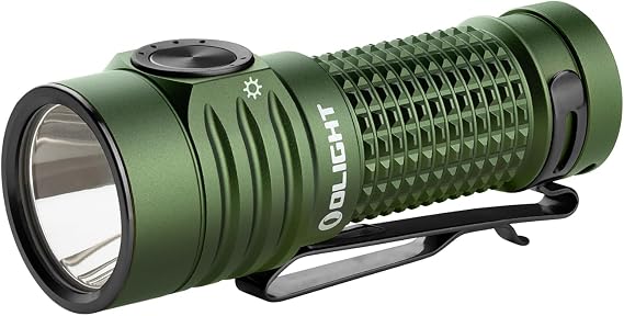 OLIGHT 1000 Lumen LED EDC Flashlight, 510m Range, Compact and Portable Design, (Green) [Energy Class A+]