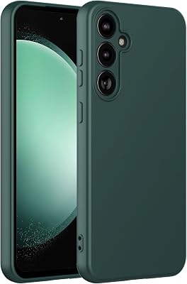 Case for Samsung Galaxy S23 FE 6.4-inch Thin Phone Case with Camera Protection Soft Interior Slim Flexible TPU Back Cover for Galaxy S23 FE - Green