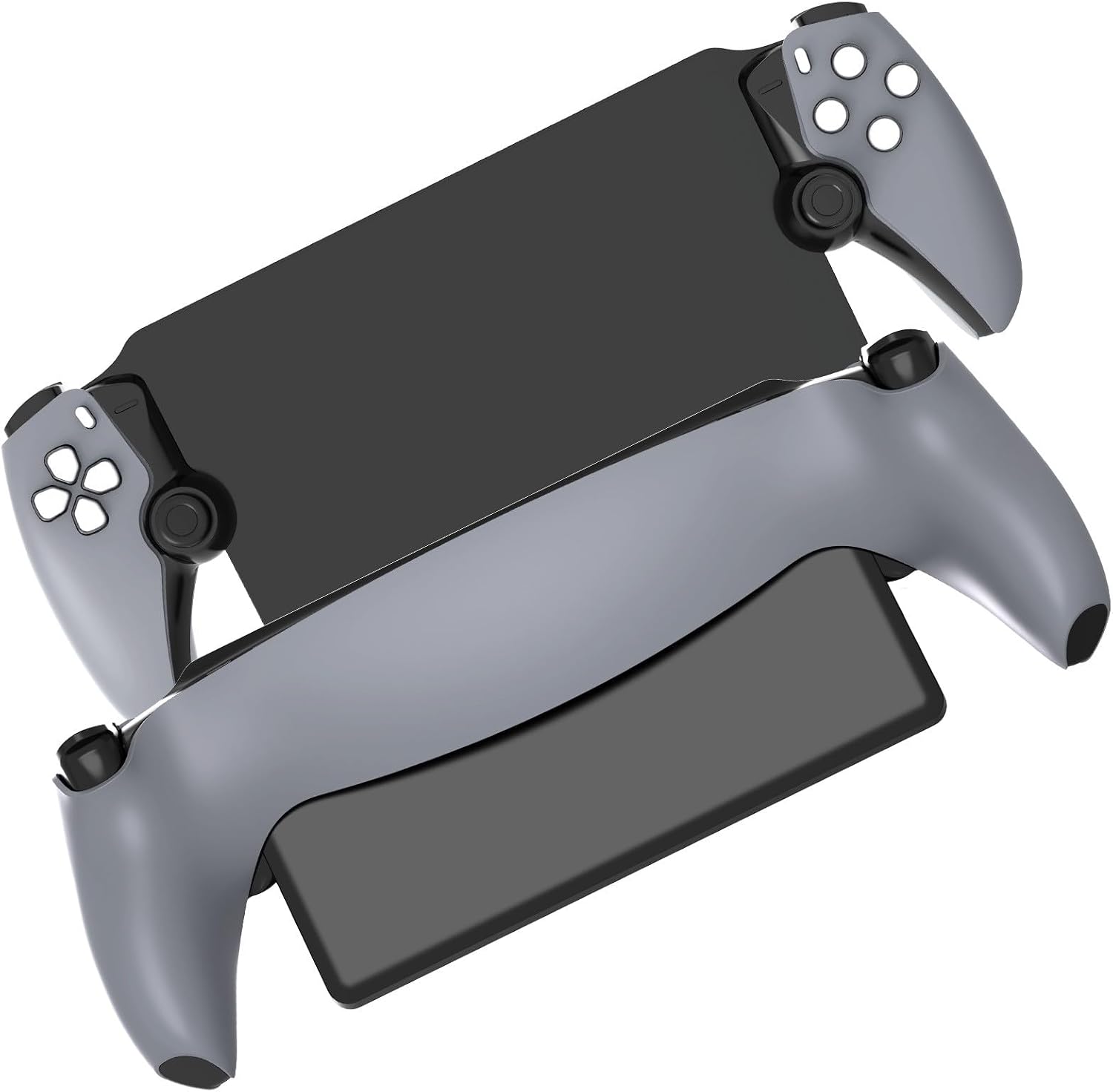 Replacement Housing Shell Case for PlayStation Portal Remote Player with Front Cover & Backplate Accessories Repair Tool for PS5 Portal Gray