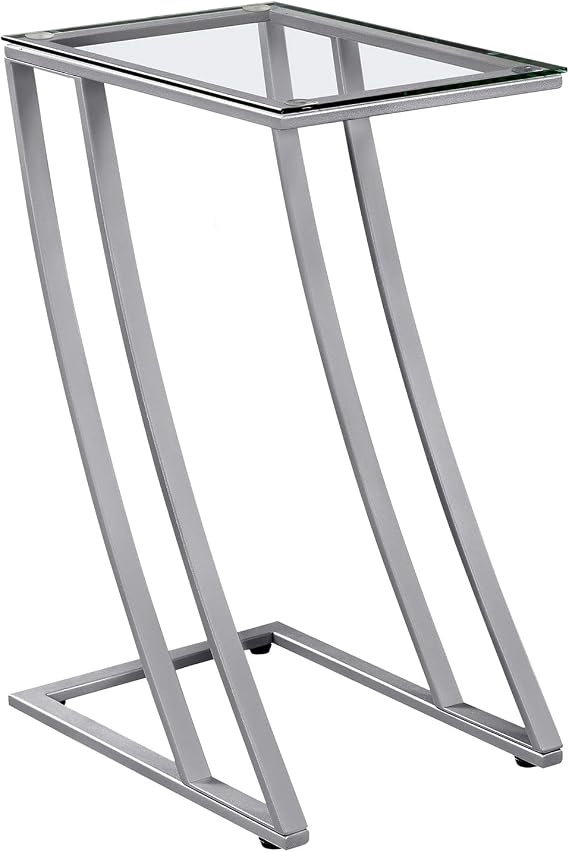 Monarch Specialties ACCENT TABLE, One Size, SILVER