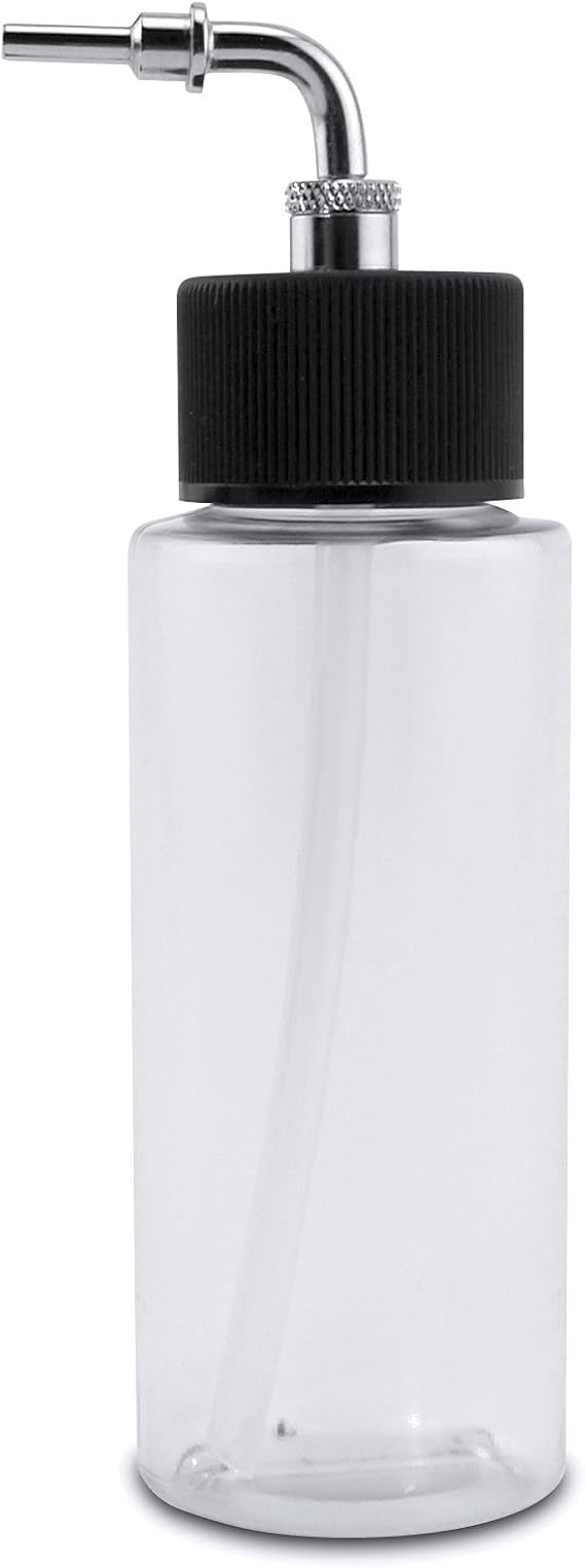 Iwata Clear Cylinder Sidefed Bottle 2 oz