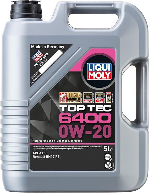 Liqui Moly Top Tec 6400 0W-20 5 l Automotive Maintenance Product