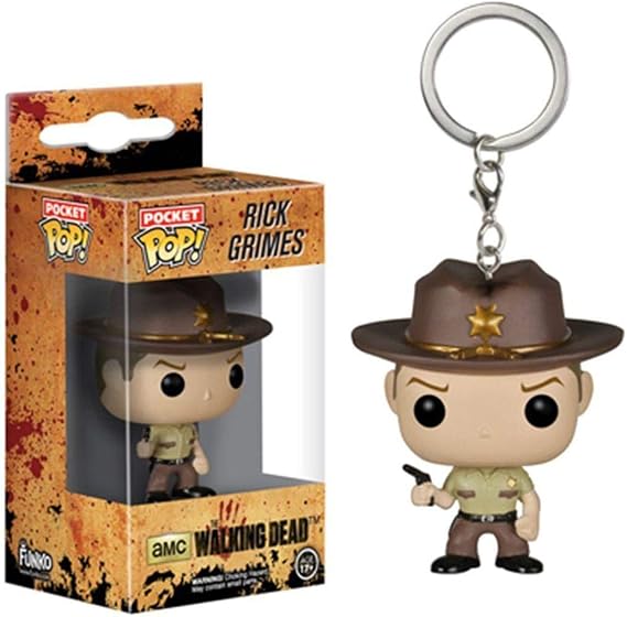 Funko POP Keychain: WD - Rick Grimes