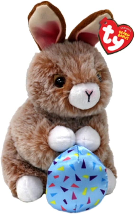 Ty Beanie Praline the Brown Easter Bunny - 6"