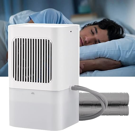 Cooling Mattress Pad for Bed, Electric Water Cooler Mattress Topper System for Hot Sleeper and Night Sweat,3 Gears Adjustable, 2L Visible Water Tank,160×70cm