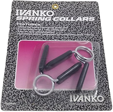 IVANKO (CS-27T) Spring Collar for Standard 1" and 1-1/16" Bars (PAIR) ...