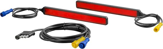 CURT 53201 Auxiliary LED Trailer Lights for Cargo Carriers and Bike Racks