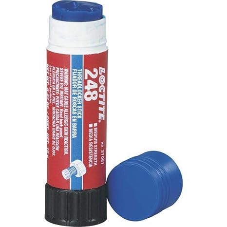 Loctite Threadlocker, LOCTITE 248, Blue, Medium Strength, Solid, 0.67 oz Stick 462476-1 Each
