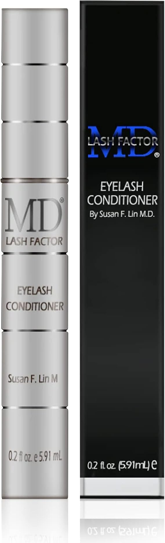 MD Lash Factor Eyelash Conditioner Serum, Fuller Looking Lashes, 0.2 fl oz