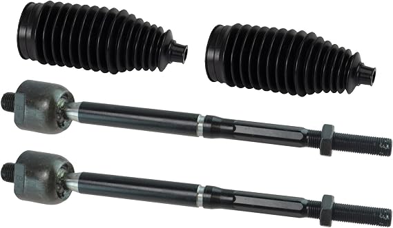 Front Steering Kit Steering Rack & Pinion Bellow Tie Rod