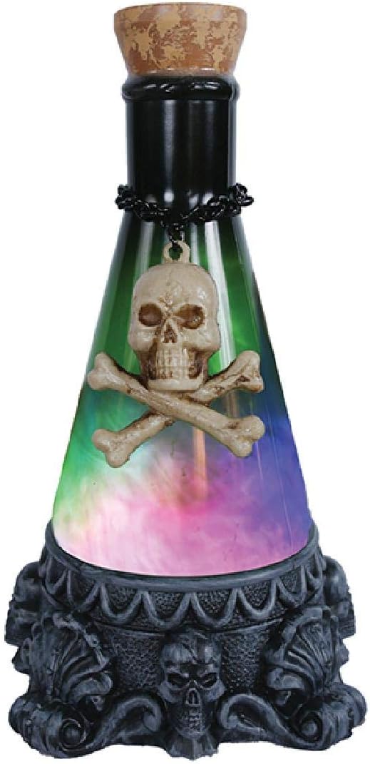 Morris Costumes LED Lit Potion Bottle Decoration - Green