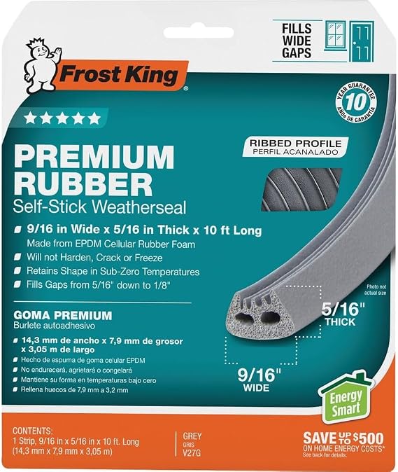 Do It Best x-Treme Rubber Weatherseal Tape, EPDM Weatherstrip Tape