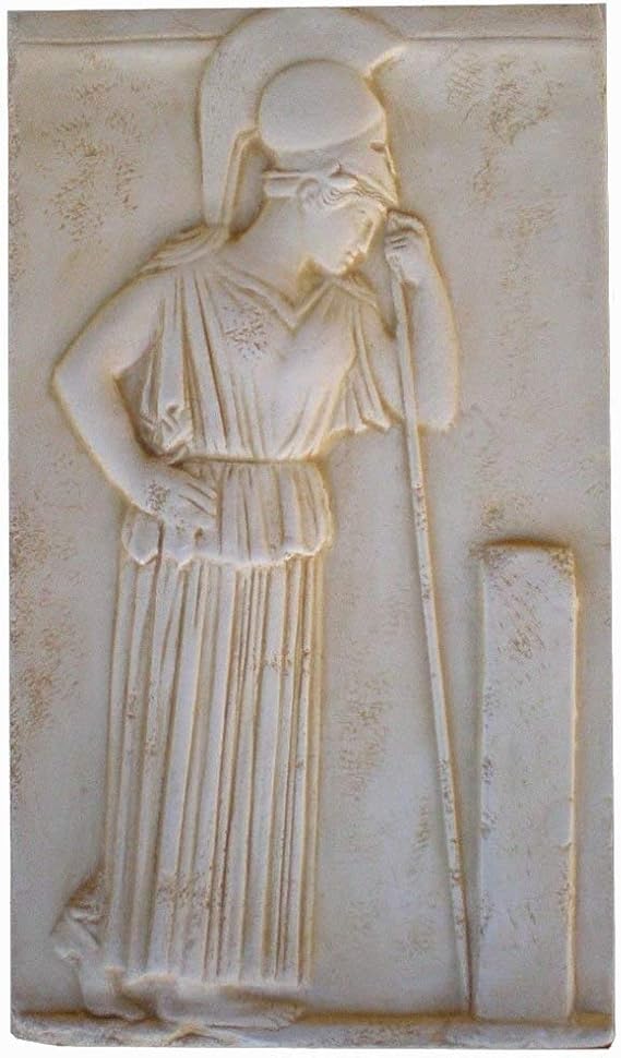 Estia Creations Mourning Athena Relief Goddess of Wisdom Strategy Acropolis Museum Replica