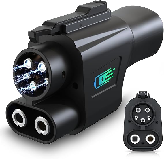 NACS to CCS Adapter, Electric Vehicle NACS to CCS1 Adapter for Tesla Supercharger, Max 500Amps-1000V for Tesla V3/V4 DC Fast Charging Stations, for Ford, Rivian, GMC, Chevrolet, Cadillac