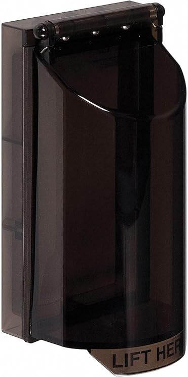 SAFETY TECHNOLOGY INTERNATIONAL Identification Reader Cover,Smoke