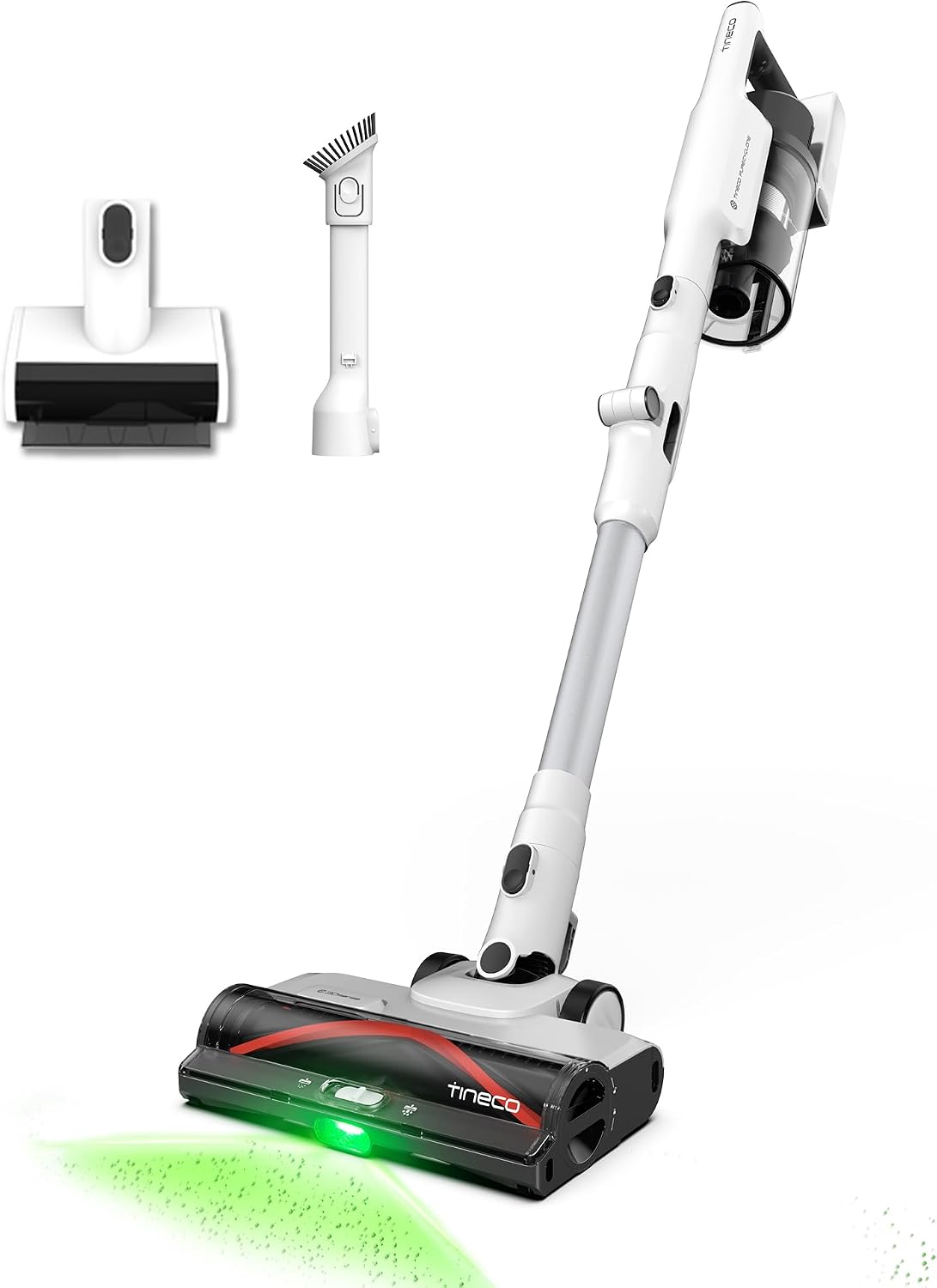 Tineco 185W Cordless Vacuum Cleaner Pure ONE A50S Plus, 70Min Runtime, 1L Larger Dustbin, 3DSense Power Brush, PureCyclone Tech, Easily Tackles Large Debris