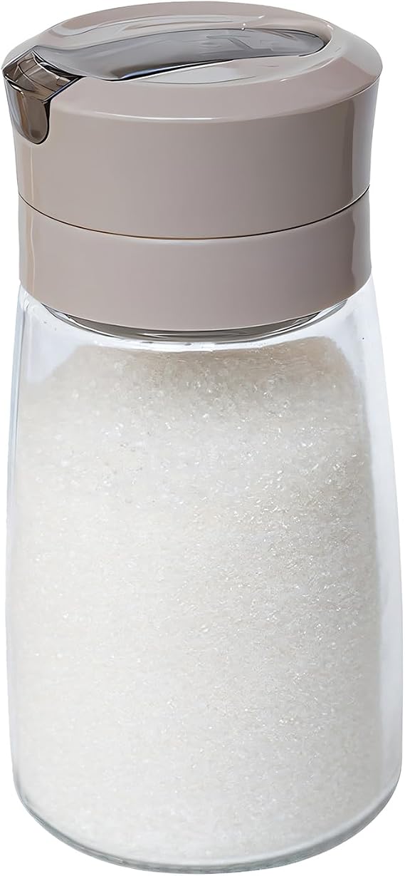 Sugar Dispenser with Pour Spout, Leak-Proof Sugar Container
