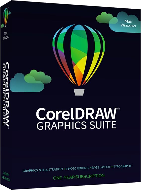 Corel CorelDRAW Graphics Suite 2024, 1 Year, Post delivery
