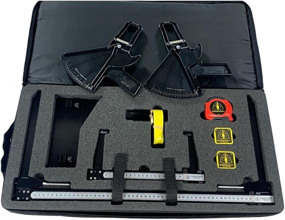 Centurion Kit, Complete Anthropometry Kit Level 2 with Small Bone Caliper, Large Sliding Bone Caliper, Segmometer, Skinfold Caliper,