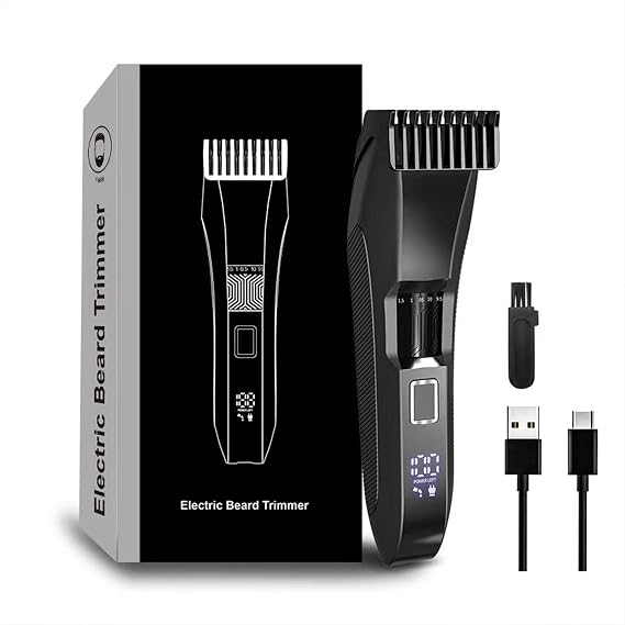 NAUQUOHZ Beard Trimmer for Men, 20 Length Adjustable