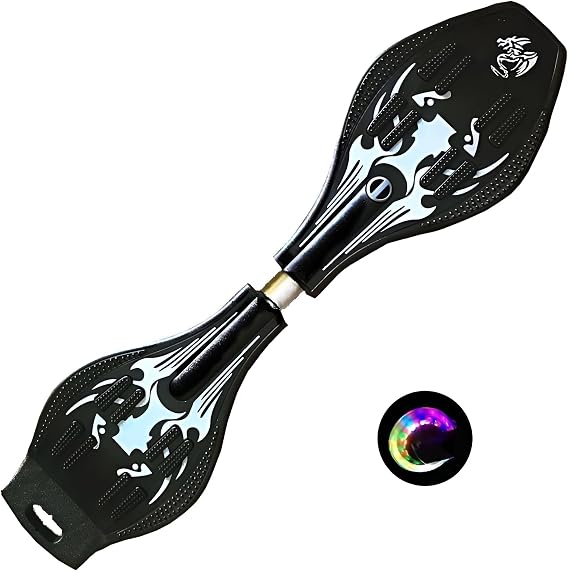 Esboard, Skateboard, Jay Board, Stylish, Glowing Tires, For Kids, Adults, ABS, Durable, Earthquakeproof, Glowing, Skateboarding, For Kids, Balance, Exercise, Outdoor Play, Toys, Boys, Girls, Gift