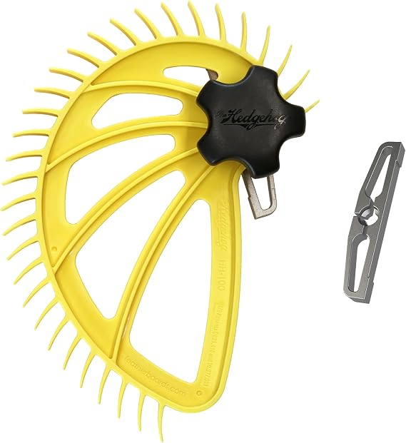 Hedgehog Bundle: One Hedgehog Featherboard + One 5/8-inch Miter Clamp for Contractor Saws