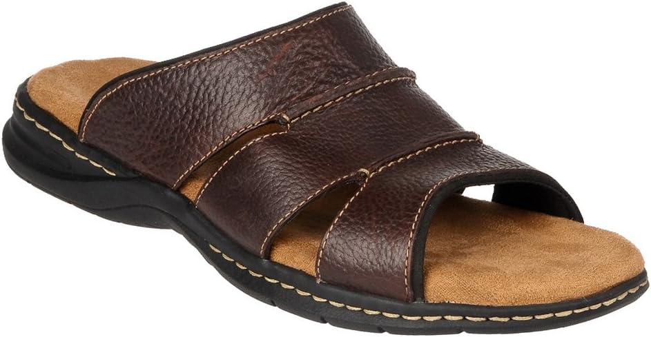 Dr. Scholl's Shoes Men's Gordon Sandal, Brown, 9 M US