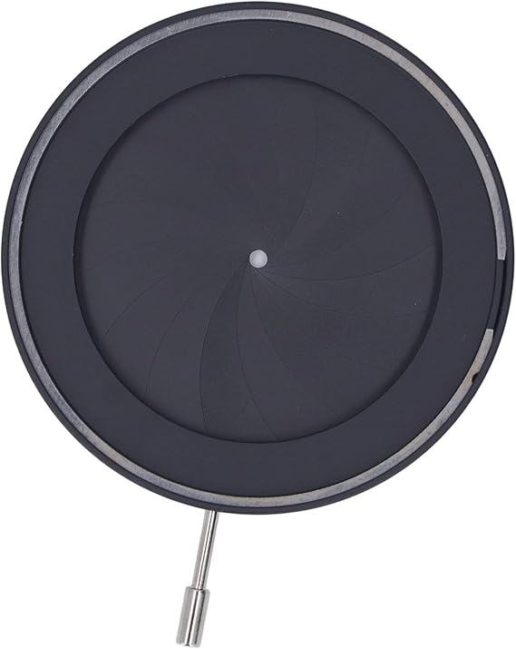 Vikye Adjustable Iris Aperture Diaphragm from 2 to 50 mm, Improved Image Quality, Wide Application, Compact, Aluminum Alloy, 16 Blade Design