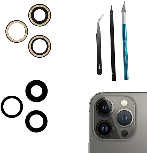 13 Pro / 13 Pro Max Rear Back Camera Lens Replacement with Repair Tool Kit
