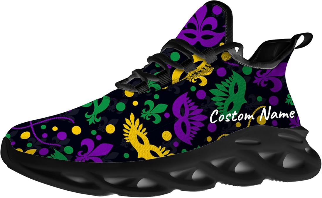 Men's Carnival Sneakers Custom Shoes Add Name Running Shoes Lightweight Walking Tennis Shoes Gifts for Men Women