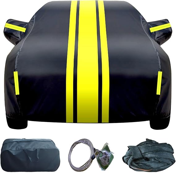 Waterproof Car Cover Compatibility for Nissan 100 200 300 350 Thickened Oxford Cloth Anti-Scratch Anti-Bird Droppings Fallen Leaves Dust Breathable Car Covers(Color:DD,Size:300 ZX Z32)