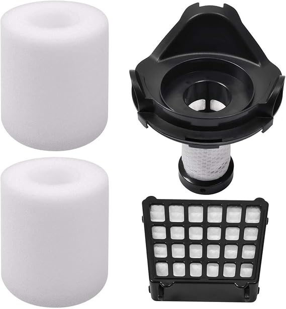 Foam Filters Compatible for Shark DuoClean HV390 HEPA Filter Pre-Motor Filter Replacement Fit HV391 HV392 HV394Q Vacuum Cleaner