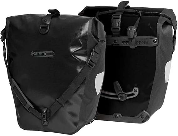Ortlieb Back-Roller Free Pannier: Pair Black