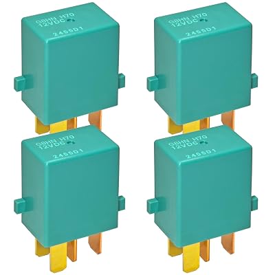 4Pcs G8HN-H70 Automotive Relay, DC12V 20A Micro ISO Plug-in Relay G8HN-1A4T-RH 39792-SDA-A01, Compatible for Honda Acura Vehicle