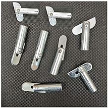 Detachable Scaffolding and Guardrail System Locking Pin, Hinge Pin, Shelf Bracket Welding Fixing Peg Pins, Steel Galvanizing, 8 Pcs