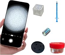 Sperm Fertility Microscope, Male Sperm Quality Observer Kit, Home Sperm Test Device, Motility Viewer for Smartphone, at-Home Male Fertility Tester, Privacy Sperm Check for Couples Trying to Conceive