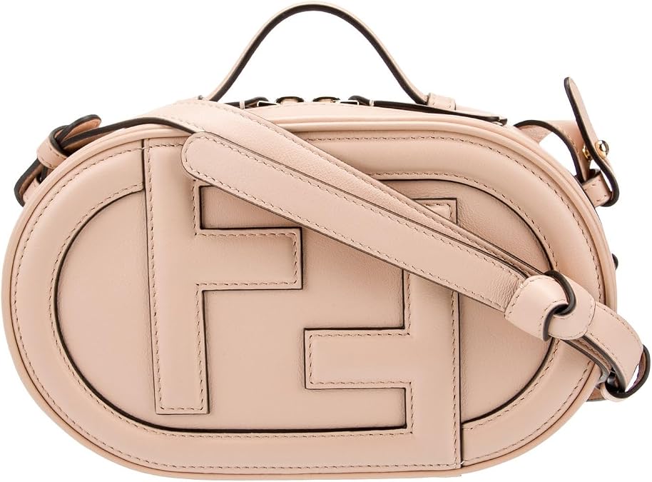 FENDI OLock Mini Logo Light Rose Pink Shoulder and Crossbody Bag