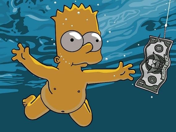 The Simpsons Homer Simpson Marge Simpson Bart Simpson Lisa Simpson Maggie Simpson Funny Comedy TV Series Poster 12" x 18" Multicolour