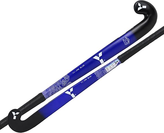 Y Y1 Hockey, JMB, Junior Hockey Stick for beginners, 100% Fibreglass, Blue, Pink, Starter Hockey Stick, Boys Hockey Stick, Girls Hockey Stick, Kids Hockey Stick
