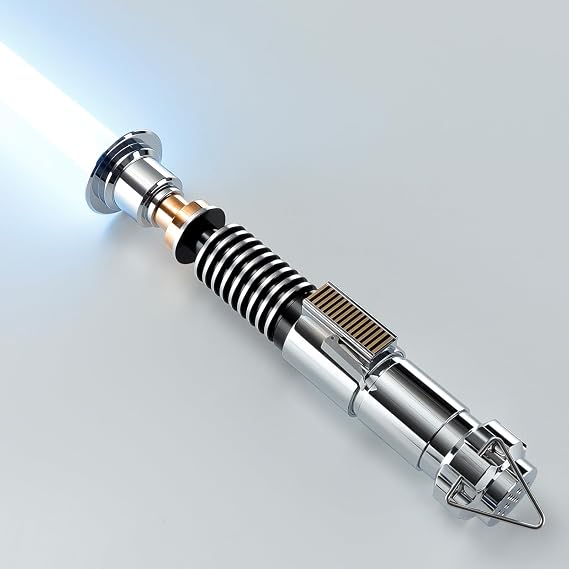 X RGB Smooth Vibration Lightsaber Pro Motion Control 16 RGB Change 16 Sound Font Heavy Metal Hilt Cosplay Gift for Adults