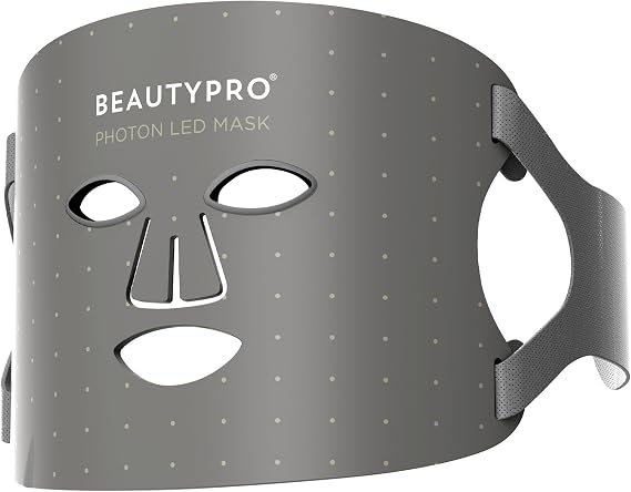 BEAUTYPRO LED Face Mask 5 Light Modes, Red Light Therapy for Skin Rejuvenation, Anti-Ageing Treatment Collagen Boost Smooth Wrinkles & Fine Lines USB-C Remote 432 LEDs for Home Use