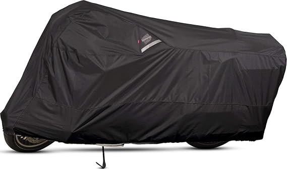 Dowco Guardian 50006-02 WeatherAll Plus Indoor/Outdoor Waterproof Motorcycle Cover: Black, -Large