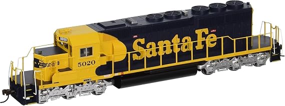 Bachmann Trains EMD SD40-2 DCC Equipped Diesel Loco Santa Fe #5020 HO Scale | Diesel Locomotive, DCC Equipped with All Wheel Drive, Highly Detailed Body, Metal Wheels and E-Z Mate Couplers, 60913