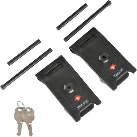 SKB TSA 2 Locking Latch Kit for iSeries Cases, Travel Approved Lock Set with Keys and Replacement Pins, Easy Install Upgrade for Luggage Security | Approved travel-ready security upgrade, simple install replacement latches, protects your touring case, checkpoint friendly