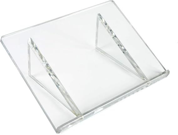 Azar Displays - 515500 - Deluxe Acrylic Book Stand Holder 1/2" Thick, Size: 18" x 12" x 5"