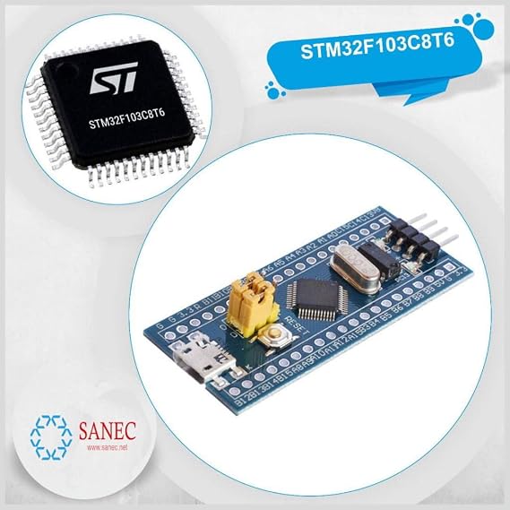 SANEC STM32F103C8T6 Geliştirme Devre Kart Modülü