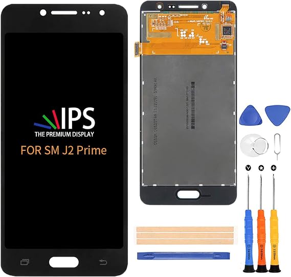 Screen Replacement for Samsung Galaxy J2 Prime SM-G532 G532 Touch Screen Digitizer LCD Display Full Assembly Repair Kits,with Tools(Black)