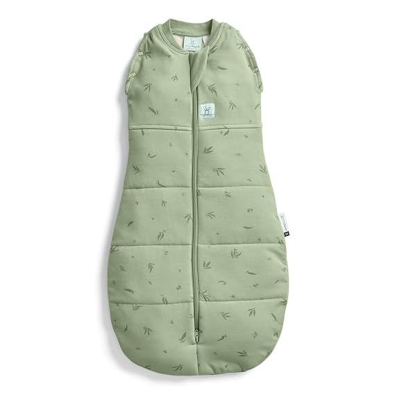 ergoPouch Cocoon Swaddle Sleep Sack, 6-12 Months, 2.5 TOG, Willow | Better Sleep for Baby, Gentle Snug Fit Helps Calm Startle Reflex, Made for Arms In/Out Sleeping, Soft Breathable Fabric