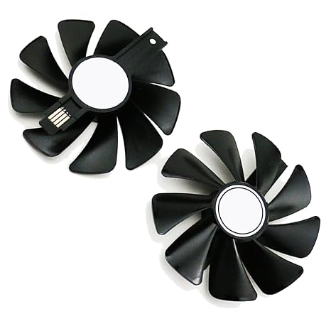 CF1015H12D 95mm 12V 0.42A 4 Pin Graphics Card Cooling Fan Replacement for Sapphire Radeon RX 590 580 570 480 470 Nitro Video Card Cooler Fans (2PC)