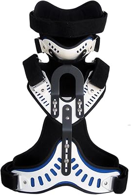 SFKLYU Head Neck Chest Back Support Orthosis Cervical Thoracic Brace, Thoracic Back Posture Corrector for Post Trauma, Surgery Fractures,A